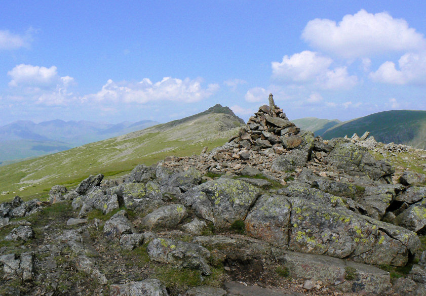 Buck Pike's summit cairn Buck Pike's summit cairn